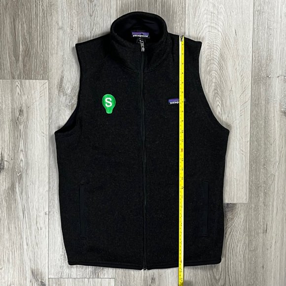 Patagonia Vintage Y2K Smart Recruiters Black Medium Vest - Picture 7 of 7